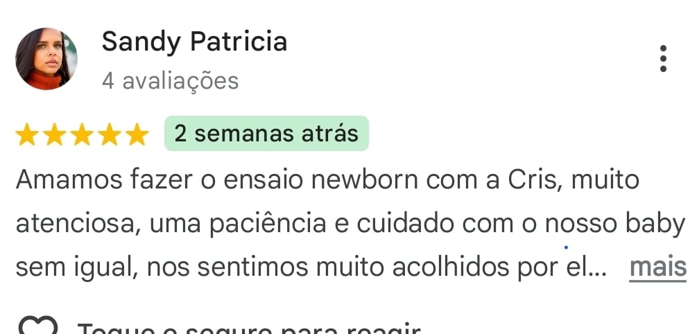 google meu negocio nota 5 ensaio newborn betim belo horizonte fotografo