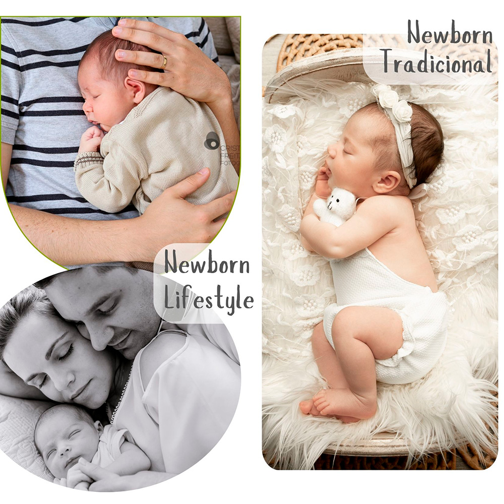 newborn tradicional estudio ou newborn lifestyle em casa