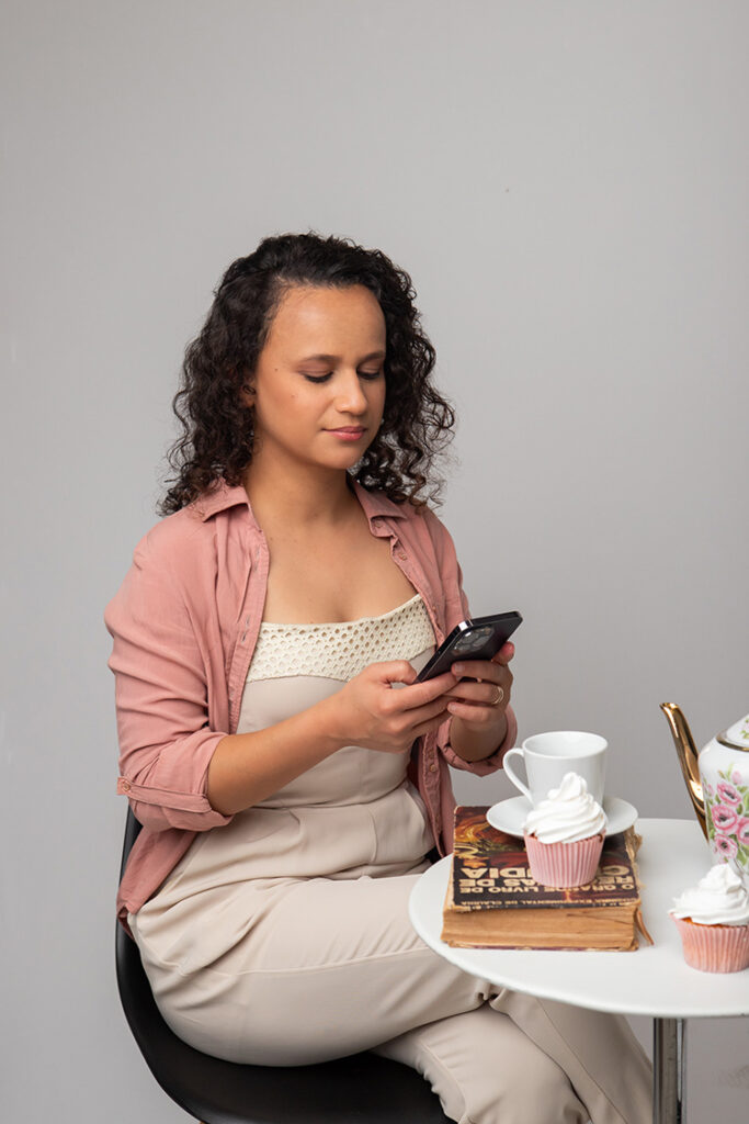 ensaio profissional confeiteira feminino estúdio Betim Contagem