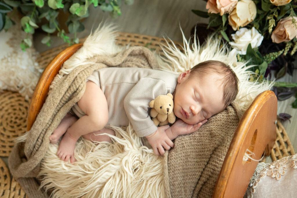 fotografa ensaio newborn estudio ibirite