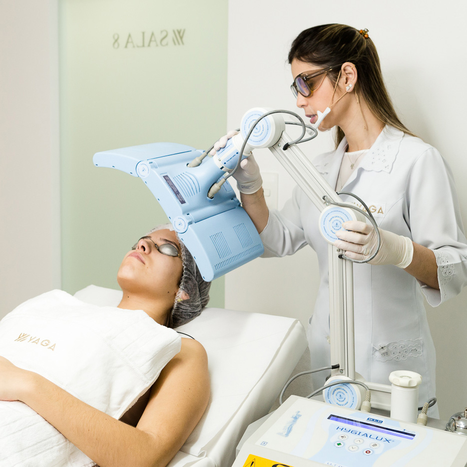 fotografia corporativa procedimento estética clínica Yaga Betim