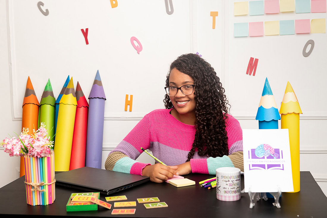 Rizia educadora pedagoga ensaio personal branding Mário Campos BH