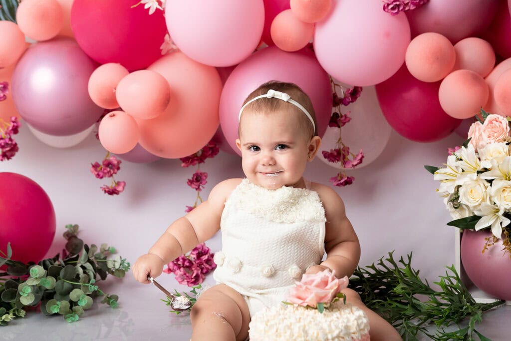 smash the cake rosa menina no estudio em betim bh contagem