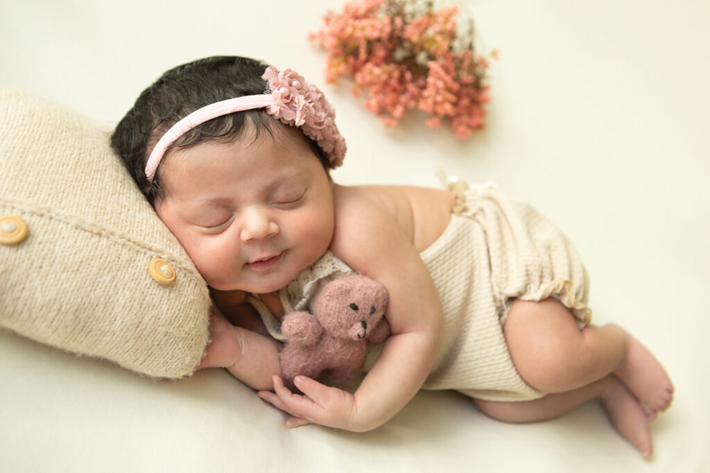 ensaio newborn menina helena 9 dias no estudio betim