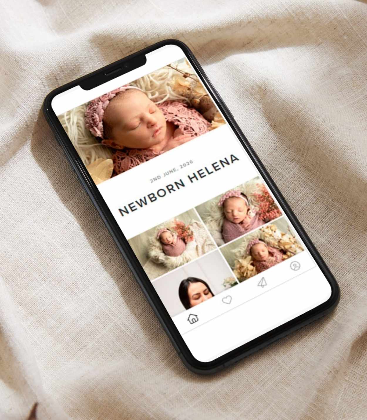 Aplicativo exclusivo newborn Betim fotógrafa Cristiana Freitas