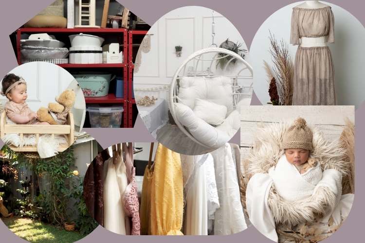 ADEREÇOS FIGURINO ROUPAS GESTANTE NEWBORN ESTUDIO CRISTIANA FREITAS FOTOGRAFIA